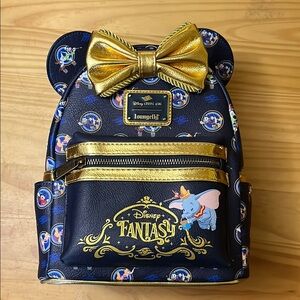 Disney Fantasy Cruise Loungefly Dumbo Mini Backpack NewTag and OG Packaging
